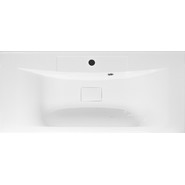 Тумба подвесная с раковиной Art&Max AM-Bianchi-1000-2C-SO-BM 100 см, белый матовый - фото 5