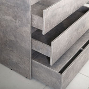 Тумба напольная с раковиной Art&Max Family-1000-3C-PIA-CV 100 см, цемент - фото 4