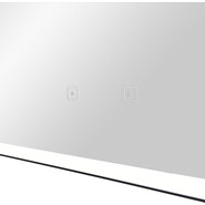 Зеркало Art&Max Arezzo Led 60 см AM-Are-600-800-DS-FC-H-Nero, черный - фото 5