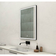 Зеркало Art&Max Arezzo Led 60 см AM-Are-600-800-DS-FC-H-Nero, черный - фото 2