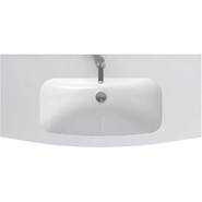 Тумба подвесная с раковиной Jacob Delafon Nona 100 см EB1889RU-G1C (стеклянная раковина) - фото 4