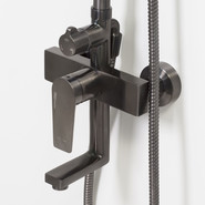 Душевая стойка WasserKraft Wiese A18401, оружейная сталь - фото 6
