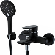 Смеситель для ванны WasserKraft Elbe 7401, чёрный - фото 