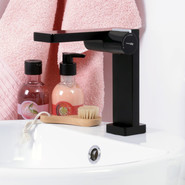 Смеситель для раковины WasserKraft Elbe 7410, чёрный - фото 2