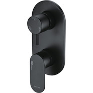 Смеситель для ванны WasserKraft Elbe 7471, чёрный - фото 