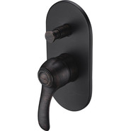 Смеситель для ванны WasserKraft Isar 1361, темная бронза - фото 