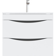 Тумба подвесная с раковиной Iddis Cloud 60 см CLO60W0i95K, белый - фото 4