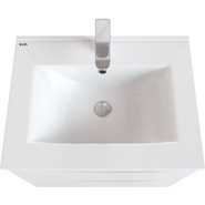 Тумба подвесная с раковиной Iddis Cloud 60 см CLO60W0i95K, белый - фото 5