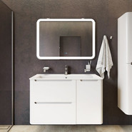 Зеркало Iddis Edifice Led 100 см ЗЛП109, белый - фото 3