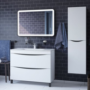 Тумба напольная с раковиной Iddis Cloud 100 см CLO10WFi95K, белый - фото 4