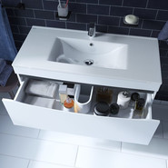 Тумба напольная с раковиной Iddis Cloud 100 см CLO10WFi95K, белый - фото 5