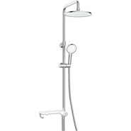 Душевая стойка Lemark LM8810C, хром/белый - фото 