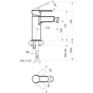 Смеситель для биде Azario Tevis AZ-15496601 - фото 2
