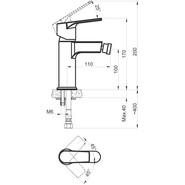 Смеситель для биде Azario Treya AZ-15686601 - фото 2