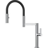 Смеситель для кухни Omoikiri Osaka BN-BL 4994331, нержавеющая сталь/чёрный - фото 4