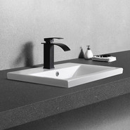 Раковина врезная на столешницу CeramaLux N 60 см 9393-60 - фото 5