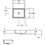 Раковина врезная под столешницу Jacob Delafon Verticyl 50 см E2882-0 - фото 3