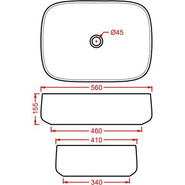 Раковина-чаша ArtCeram Cognac 56 см COL009 15 00, grigio oliva - фото 2