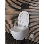 Унитаз-биде подвесной безободковый Creavit Free FE322.00500 со встроенным смесителем - фото 3