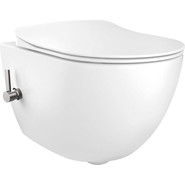 Унитаз-биде подвесной безободковый Creavit Free FE322.00500 со встроенным смесителем - фото 