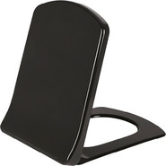 Сиденье с крышкой для унитаза Creavit Lara микролифт KC3541.S0, черный - фото 