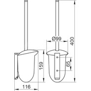 Ёршик для унитаза Keuco Astor 03864010100 - фото 3