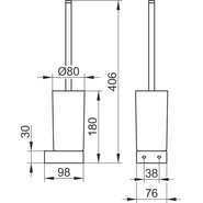 Ёршик для унитаза Keuco Edition 30064019000 - фото 2