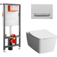 Инсталляция с подвесным унитазом Vitra Metropole Rim-Ex 9820B003-7201 - фото 