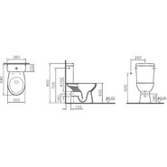 Унитаз-компакт Vitra S10 9822B003-7204 с крышкой микролифт - фото 2