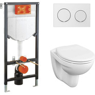 Инсталляция с подвесным безободковым унитазом Vitra S10 9842B003-7206 - фото 