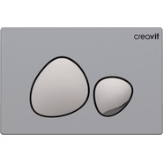Кнопка смыва Creavit Spa GP7003.00, хром матовый - фото 
