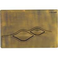 Кнопка смыва Creavit Ufo GP1007.00, бронза - фото 