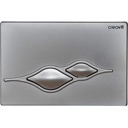 Кнопка смыва Creavit Ufo GP1002.00, серый матовый - фото 