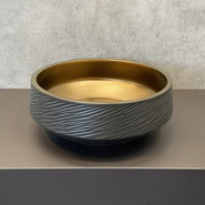 Раковина-чаша Comforty 43 см J2091, черный/бронза - фото 2