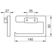 Держатель для туалетной бумаги Keuco Moll 12762010000 - фото 4