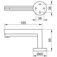 Держатель для туалетной бумаги Keuco Edition 90 19062010000 - фото 4
