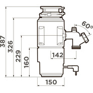 Измельчитель пищевых отходов Omoikiri Nagare Slim 1250 4995063 - фото 4