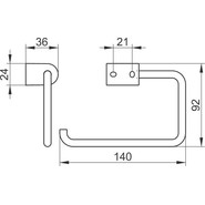 Держатель для туалетной бумаги Keuco Smart 14762010000 - фото 4