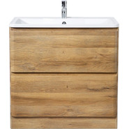 Тумба напольная с раковиной BelBagno ALBANO-900-2C-PIA-RR 90 см, Rovere Rustico, Цвет фасада: Rovere Rustico - фото 