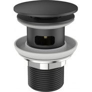 Донный клапан BelBagno BB-SAT-NERO, чёрный матовый - фото 