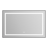 Зеркало BelBagno 108x68 см SPC-KRAFT-1085-685-TCH-WARM-NERO, черный - фото 