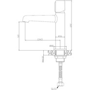 Смеситель для раковины BelBagno UNO-LVM-ORO, золото, Цвет производителя: золото - фото 2
