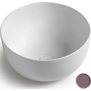 Раковина-чаша White Ceramic Dome 44 см W0307PL, сливовый матовый - фото 