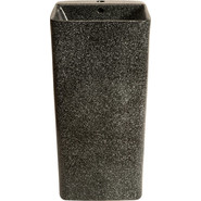 Раковина напольная SantiLine 42 см SL-4005MС, серый матовый бетон - фото 2