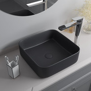 Раковина-чаша Iddis Bridge 39 см BRIGM04i27, серый матовый - фото 5