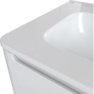 Тумба напольная с раковиной Iddis Edifice 60 см EDI60WFi95K, белый глянец - фото 5