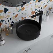 Раковина-чаша Iddis Ray 35 см RAYBM03i27, черный матовый - фото 4