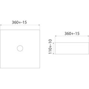 Раковина-чаша Iddis Slide 36 см SLIBM01i27, черный матовый - фото 6