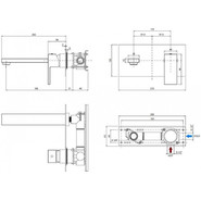 Смеситель для раковины настенный Cezares UNIKA-BLI1-01, Цвет производителя: хром - фото 6