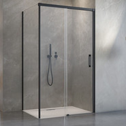 Душевое ограждение Radaway Idea Black KDS 160x90 см R, черный/прозрачное - фото 
